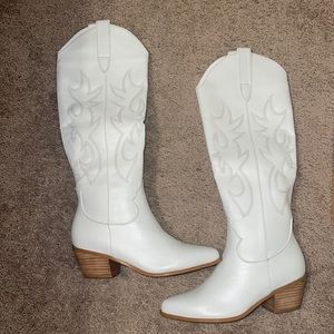 Billini White Cowboy Boots